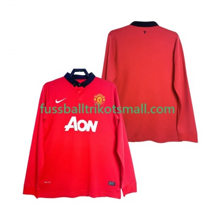 Fußballtrikots Manchester United 2013 2014 Retro Langarm Heimtrikotsatz kaufen